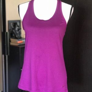 Nike Dri Fit Magenta Tank Top Size M Worn Once